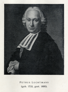 105588 Portret van Pieter Luchtmans, geboren 1733, hoogleraar in de geneeskunde aan de Utrechtse hogeschool ...